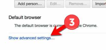 Turn off google default program - Step 3